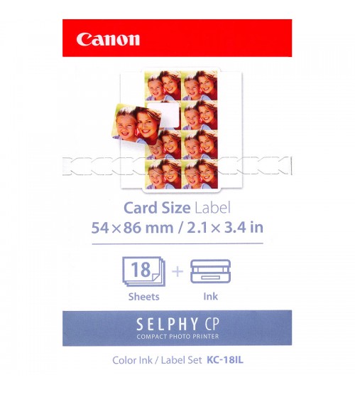 Canon Ink/Label KC-18IL Small Size Sticker